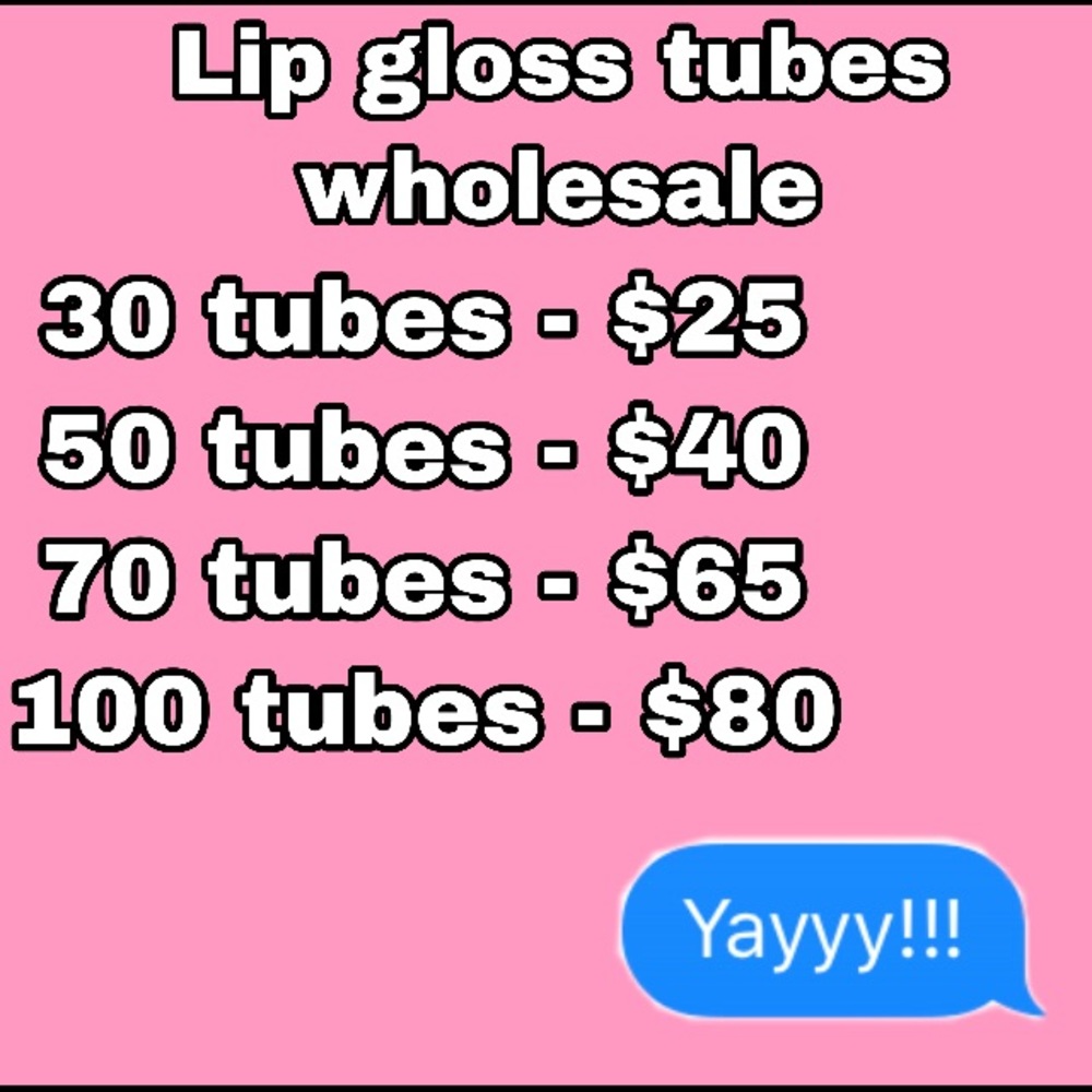 Whole sale lip glosses (ask questions) READ DESC-